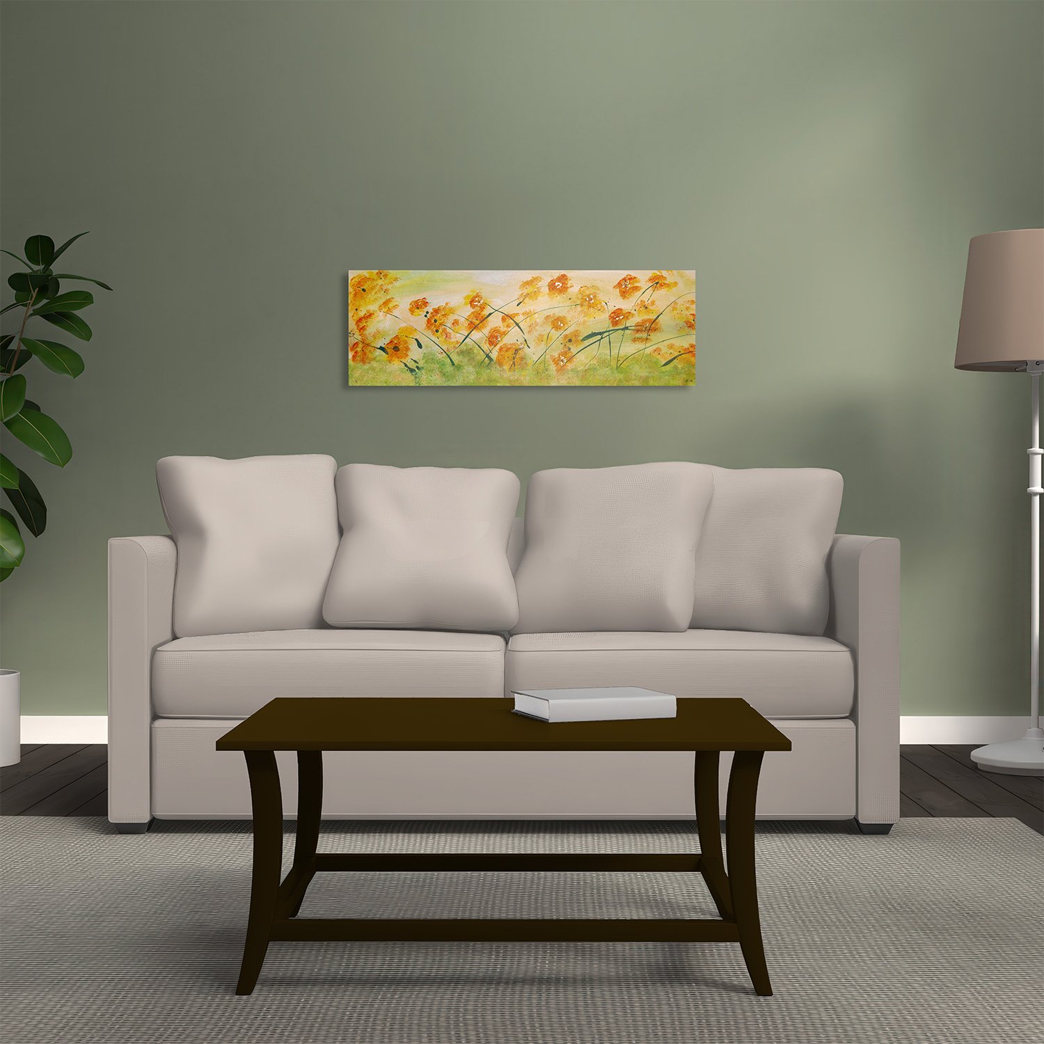Golden Meadow in scene